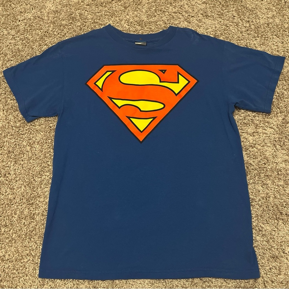 DC Comics Superman Emblem Blue Tee